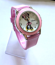 Disney Classic Minnie Mouse Children's Analogue Quartz Pink Strap Watch MN1442