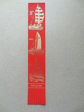 Leather BOOKMARK SAILING CRAFT