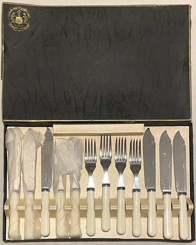 Vintage cutlery boxed set 6 - cutlery, of