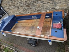 16ft Dory Style Fishing Boat  with Galvanised trailer