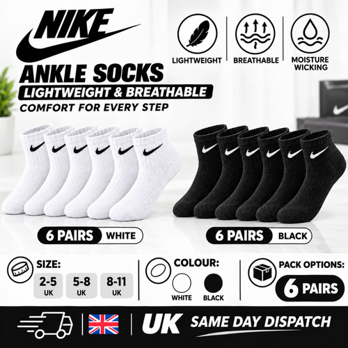 Nike everyday dri fit pairs - everyday, 6