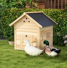 Cozy Wooden Duck House with
