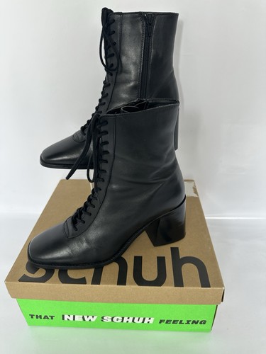 Schuh black real leather - schuh,