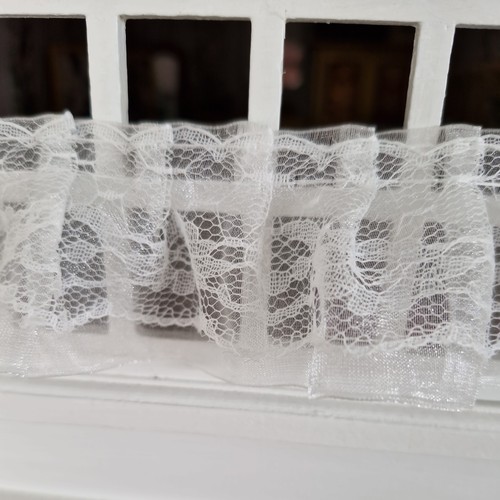Dolls house curtains - house,