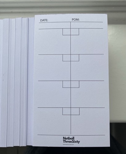 Netball umpire scorecards - umpire,