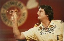 Eric Bristow Hand Signed 12x8
