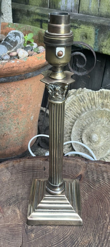 Antique brass corinthian - corinthian, table