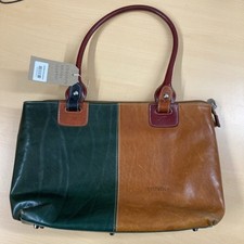 Valentina Multicolor Large Shoulder Leather Handbag.