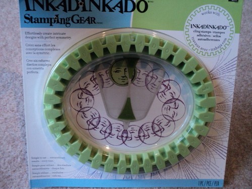 Inkadinkado stamping gear oval - stamping,