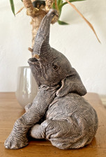 The Herd Elephant Martha Carey #3106 Figurine 1987 Rare NIP VGC Collectible