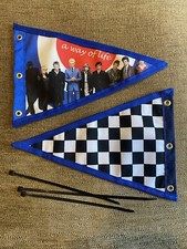 Quadrophonia A Way If Life Scooter Pennant Flag Blue Edge.