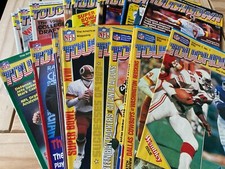 TOUCHDOWN + GRIDIRON UK American Football magazine Official NFL UK edition 1980s