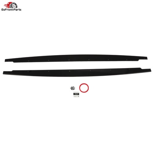 Gloss black side skirt - gloss,