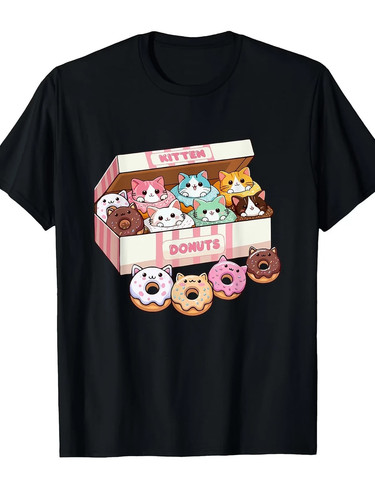Cute kitten donuts pastry - cute,