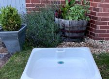 PERFECT Silicon not chipped Vintage Armitage Shanks Butler Belfast Sink 30”x30”