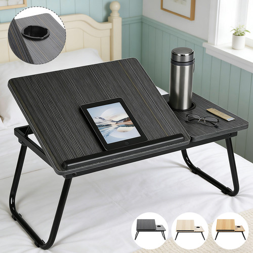 Folding laptop table stand bed - laptop,