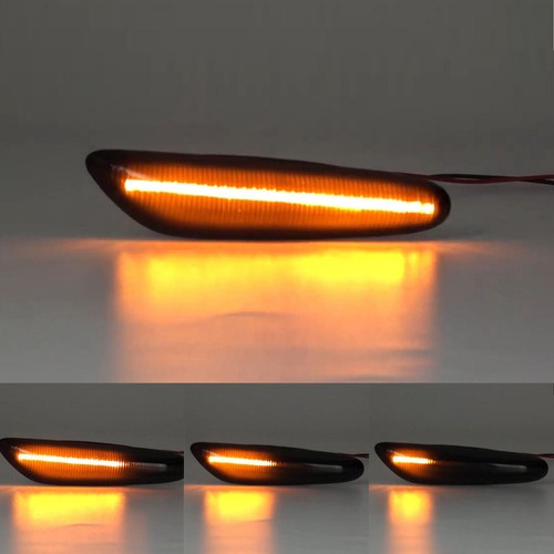 Black smoked led dynamic side - black,