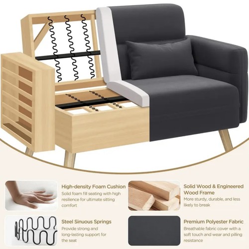 Seater modern sofa couch - 2-seater,