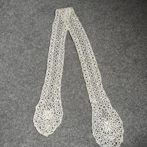 Victorian handmade lace lappet - victorian,