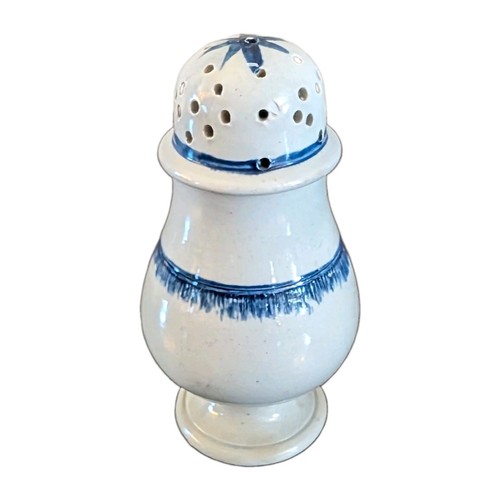 Antique 1800 1820 - blue, feather
