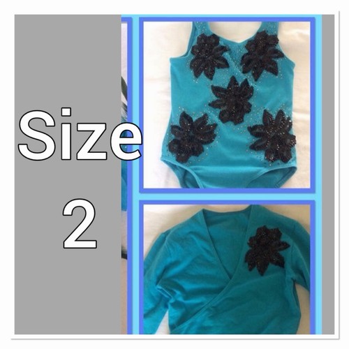 Hand embellished teal blue - embellished, &