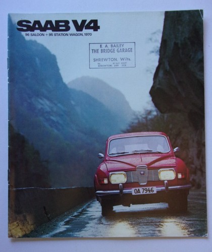 Saab v4 orig 1969 - saab, 1970