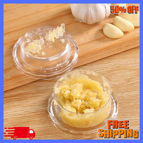 Manual garlic press chopper - garlic,