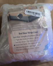 Bed Base Wrap Cover, Bed Frame Cover,Elastic Easy to Install (packaging damaged)