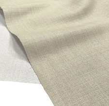 Plain Soft Linen Look Fabric Curtain Material Dressmaking Upholstery 145cm Wide