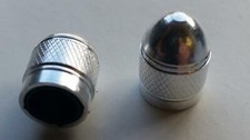 2 x Metallic SILVER Metal