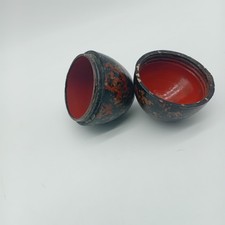 Vintage laquerware egg shaped - vintage,
