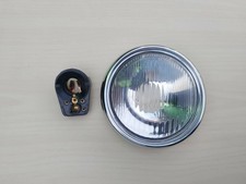 Vespa Vbb Gs Sportique Headlight Lamp & Bulb Holder Chromed Rim Glass Lens