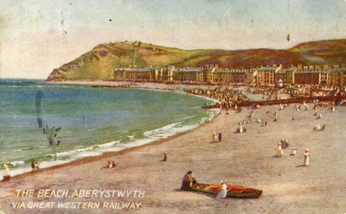 Gwr postcard coloured views - gwr,