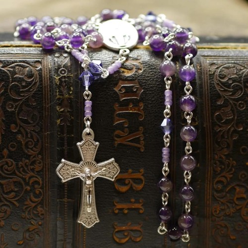 Handmade catholic chain rosary - handmade,