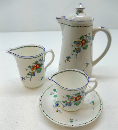 Vintage shelley coffee set - vintage,