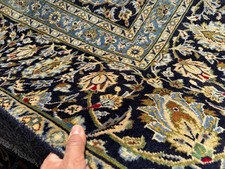 9x12 BLUE VINTAGE RUG