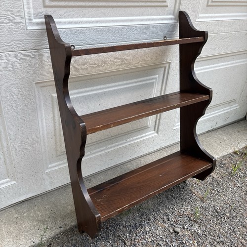 Vintage wooden wall - vintage, shelf