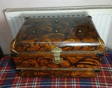 Vintage Tin Chest "Boarding