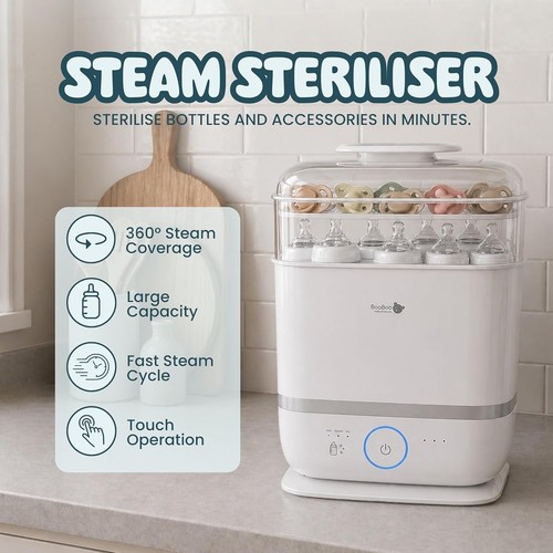 Booboo baby steam steriliser - steam,