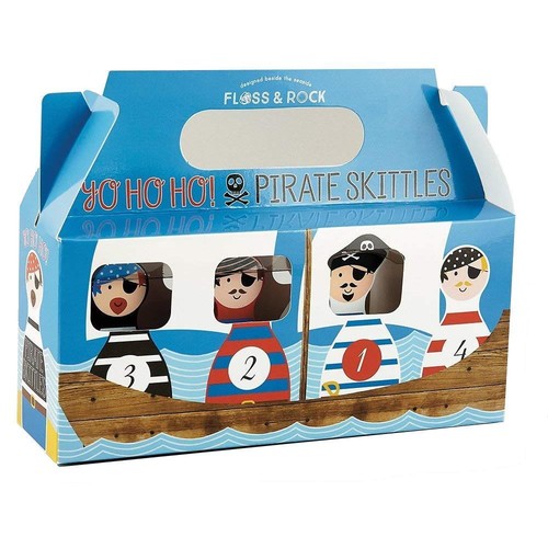 Wooden skittles game - wooden, 6