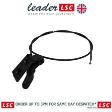 BONNET LOCK RELEASE CABLE and HANDLE GENUINE VAUXHALL CORSA D NEW 13186904
