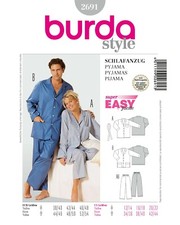 BURDA 2691 UNISEX PYJAMAS