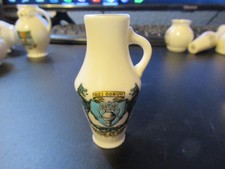 WH Goss crested china pitcher