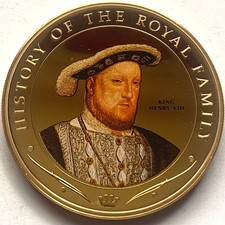 Cook Island 1 Dollar 2009 History of The Royal Family King Henry VIII