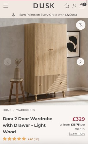 Brand new dusk wardrobe - new,