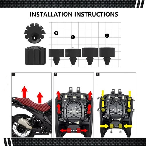 10mm seat raising kit - raising, for