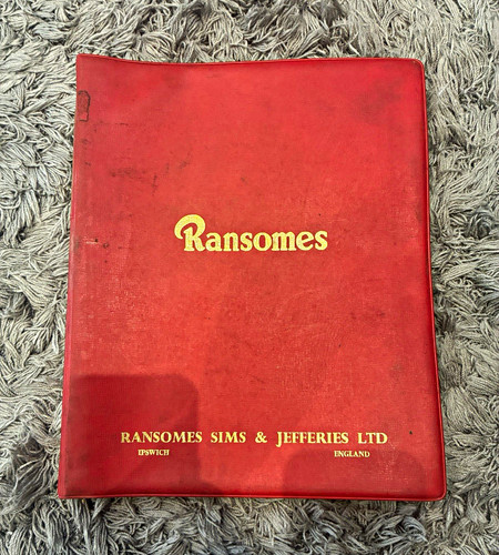 Ransomes 1001 combine - ransomes,