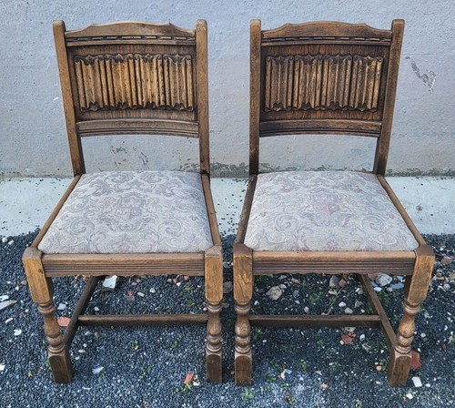 Old charm oak dining chair - charm,