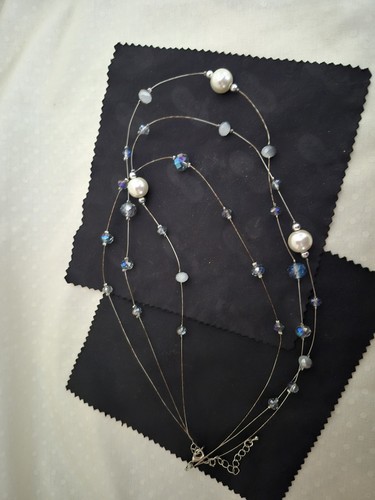 Strand glass and faux - faux, pearl