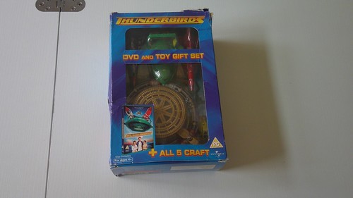 Thunderbirds dvd and toy - thunderbirds, gift